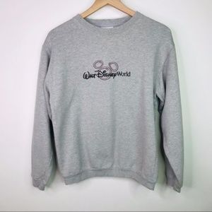 Vintage Walt Disney gray crew neck sweater